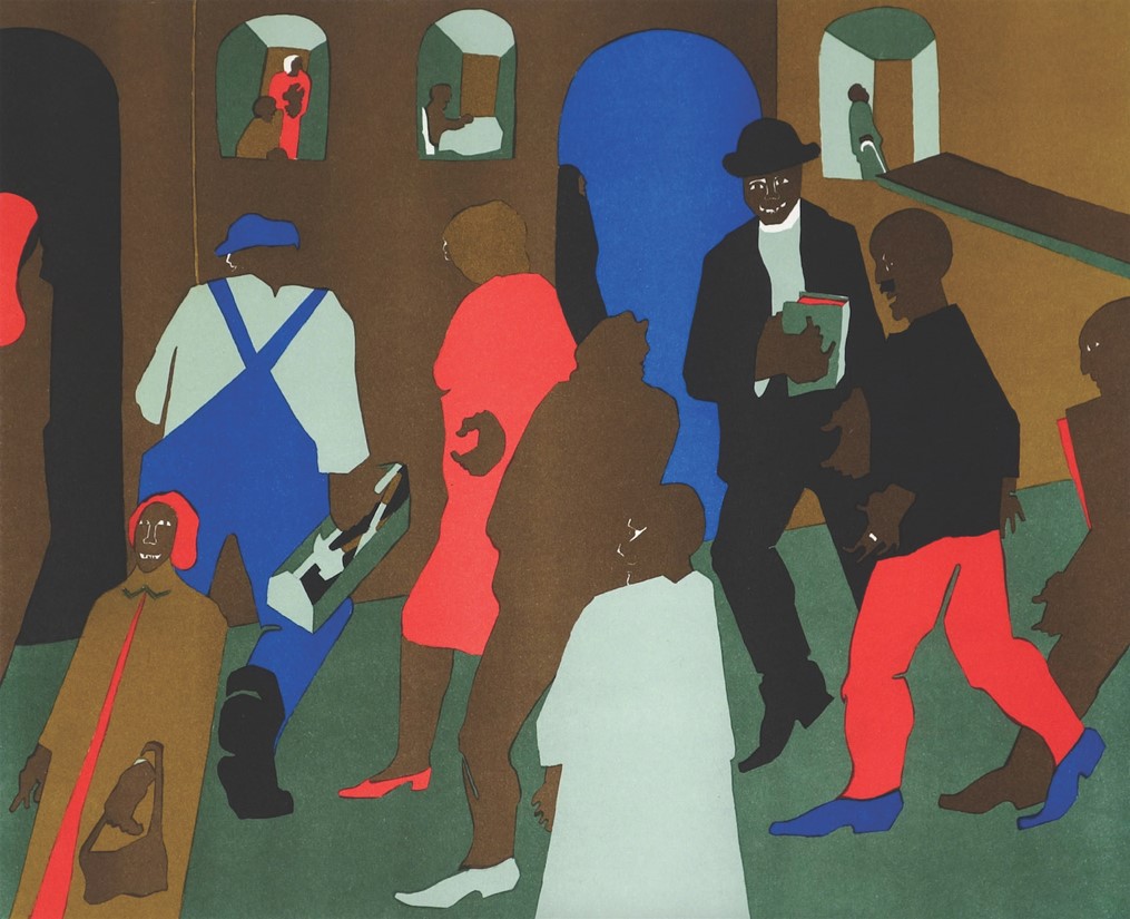 Lithograph by Jacob Lawrence